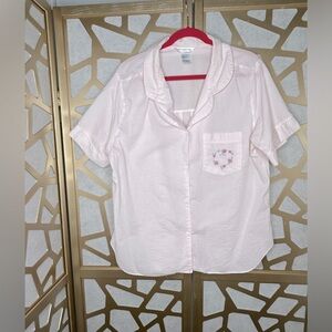 SEARS ROEBUCK COQUETTE PAJAMA TOP